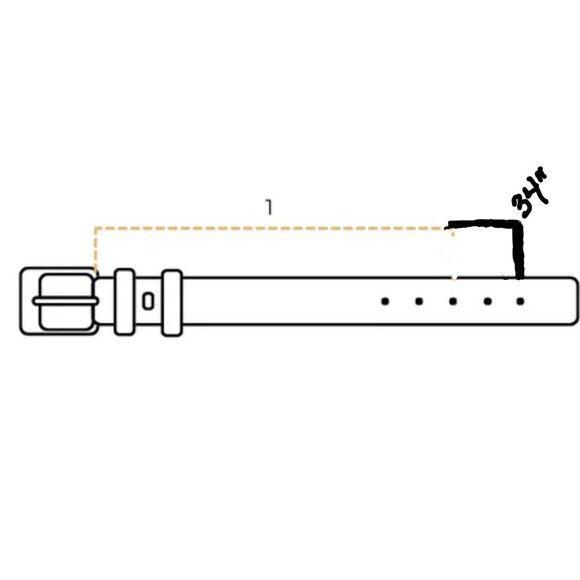 Fossil Women's Embossed Embroidered Brown Leather Belt With Floral Pattern Sz S - Picture 7 of 7